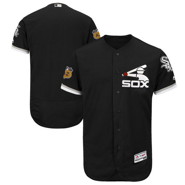 2017 MLB Chicago White Sox Blank Black Jerseys